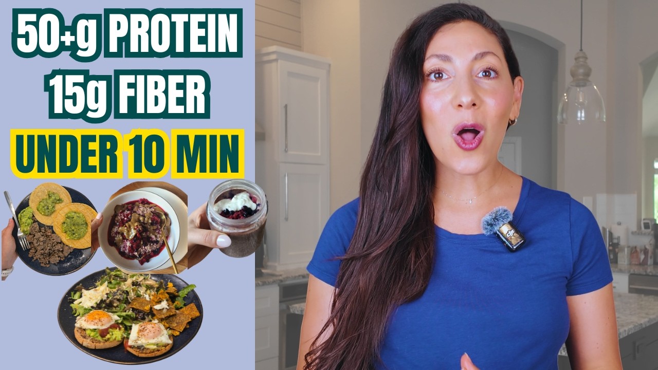 7 High-Protein, High-Fiber Breakfasts in Under 10 Minutes