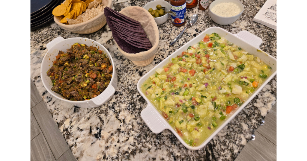 Healthy Summer Hangout Idea: Fresh Ceviche, Nourishing Snacks & Creamy Protein Ice Cream